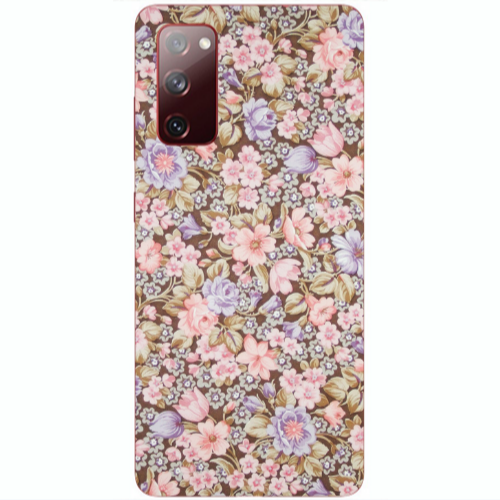 Samsung S20 FE Blue Roses Transparent Silicone TPU Θήκη
