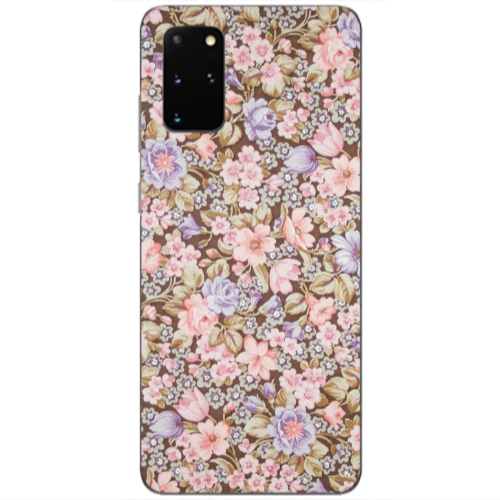 Samsung S20 Plus Blue Roses Transparent Silicone TPU Θήκη
