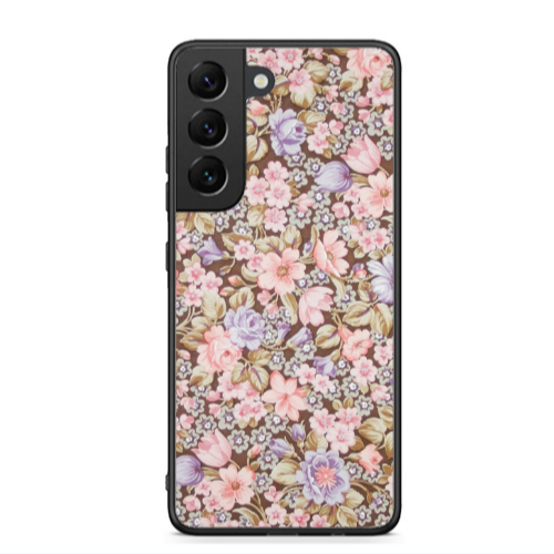 Samsung S22 Plus Blue Roses Black Glossy Θήκη
