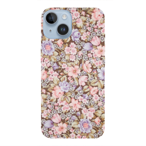 Apple iPhone 14  Blue Roses Transparent Silicone TPU Θήκη