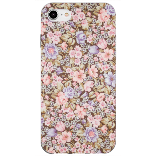 Apple iPhone 7 Blue Roses Transparent Silicone TPU Θήκη