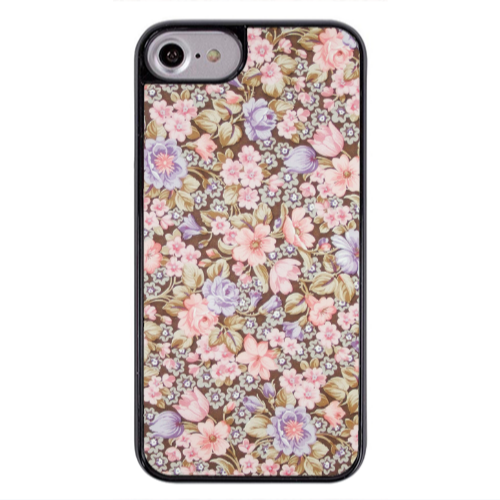 Apple iPhone 7 Blue Roses Black Glossy Θήκη