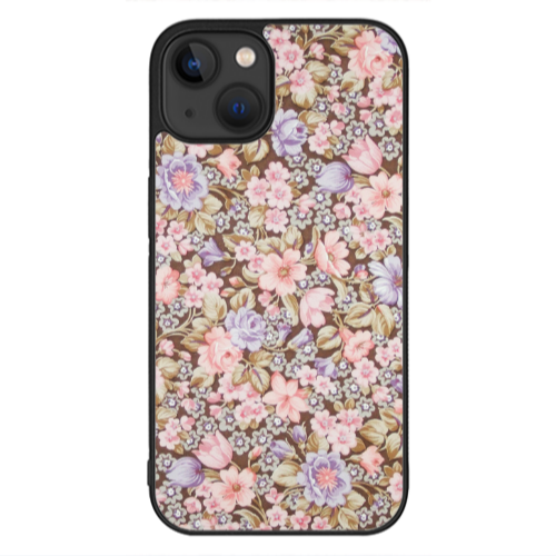 Apple iPhone 13 Mini Blue Roses Black Glossy Θήκη