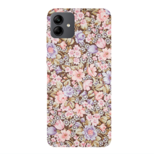 Samsung A04 Blue Roses Transparent Silicone TPU Θήκη