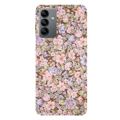 Samsung A04S Blue Roses Transparent Silicone TPU Θήκη