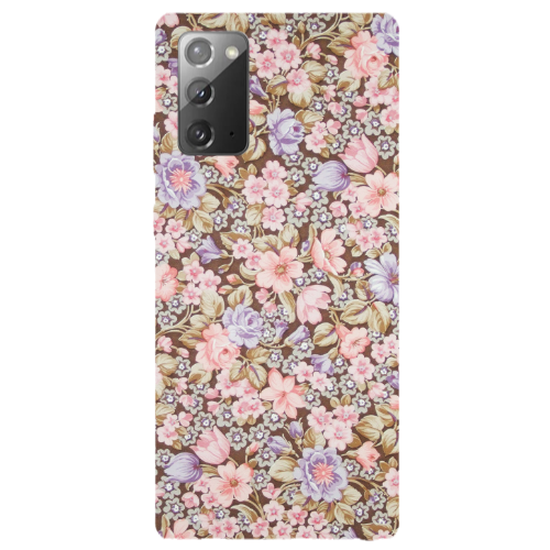 Samsung Note 20 Blue Roses Transparent Silicone TPU Θήκη
