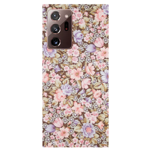 Samsung Note 20 Ultra Blue Roses Transparent Silicone TPU Θήκη