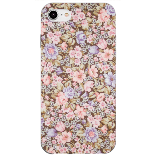 Apple iPhone SE 2020 Blue Roses Transparent Silicone TPU Θήκη