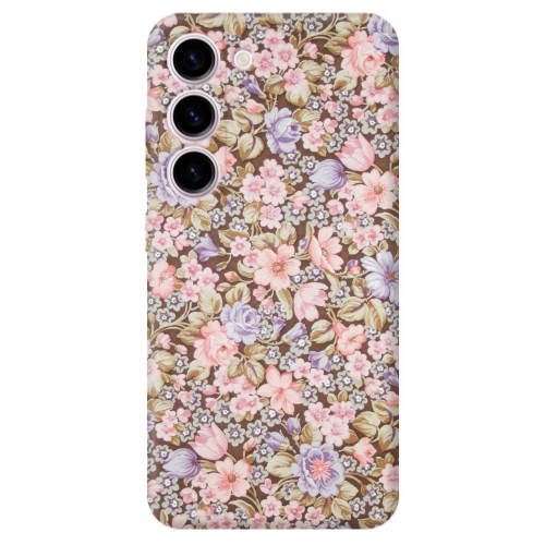 Samsung S23 Plus Blue Roses Transparent Silicone TPU Θήκη