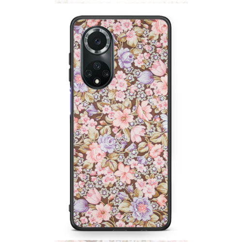 Huawei Nova 9 Blue Roses Black Glossy Θήκη