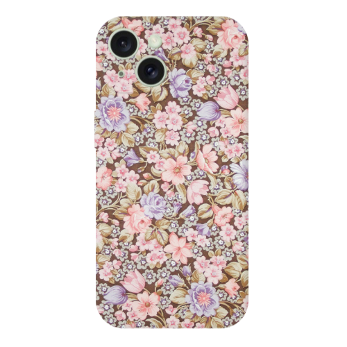 Apple iPhone 15 Plus Blue Roses Transparent Silicone TPU Θήκη