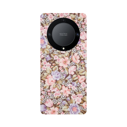 Honor Magic5 Lite 5G Blue Roses Transparent Silicone TPU Θήκη