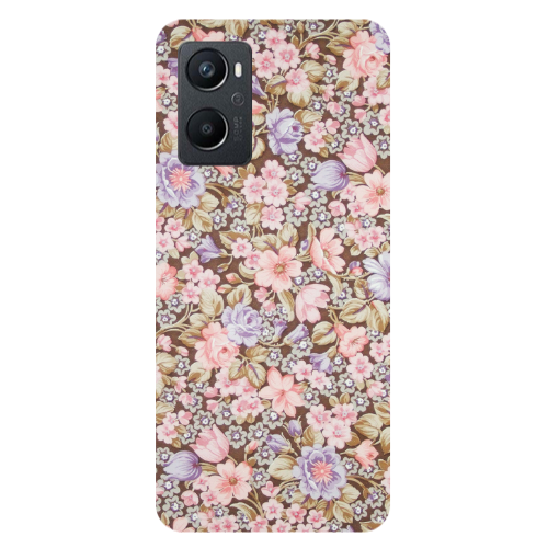 Oppo A 96 Blue Roses Transparent Silicone TPU Θήκη