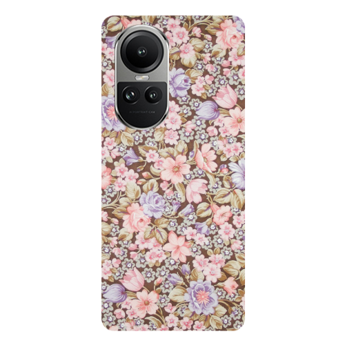 Oppo Reno10 5G Blue Roses Transparent Silicone TPU Θήκη