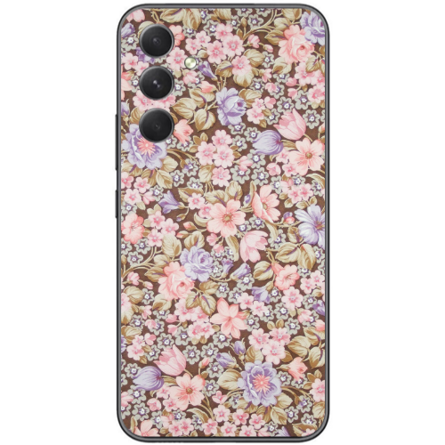 Samsung Galaxy A25 Blue Roses Transparent Silicone TPU Θήκη
