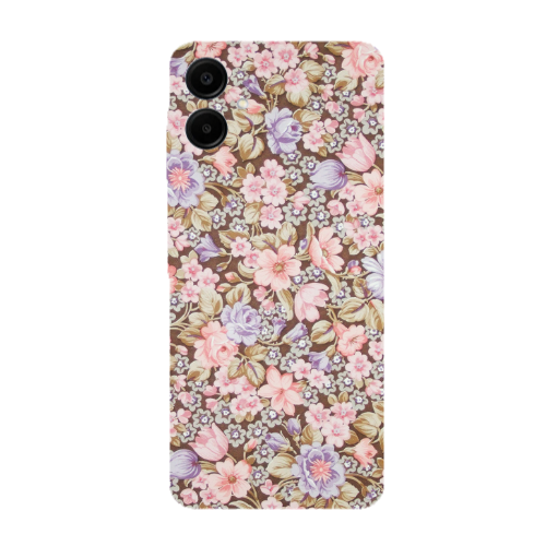 Samsung A06 Blue Roses Transparent Silicone TPU Θήκη