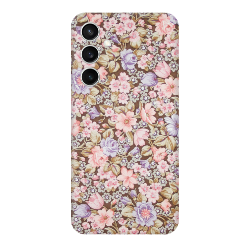 Samsung S24 FE Blue Roses Transparent Silicone TPU Θήκη
