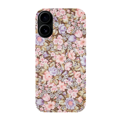 Apple Iphone 16 Blue Roses Transparent Silicone TPU Θήκη