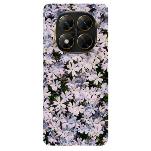 Xiaomi Poco X7 Flowers white Transparent Silicone TPU Θήκη