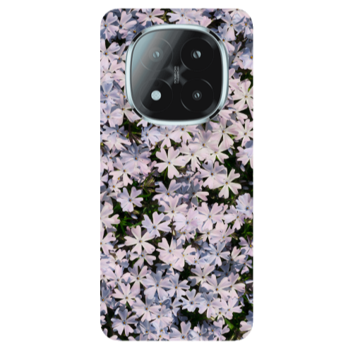 Xiaomi Redmi Note 14 Pro + 5g Flowers white Transparent Silicone TPU Θήκη