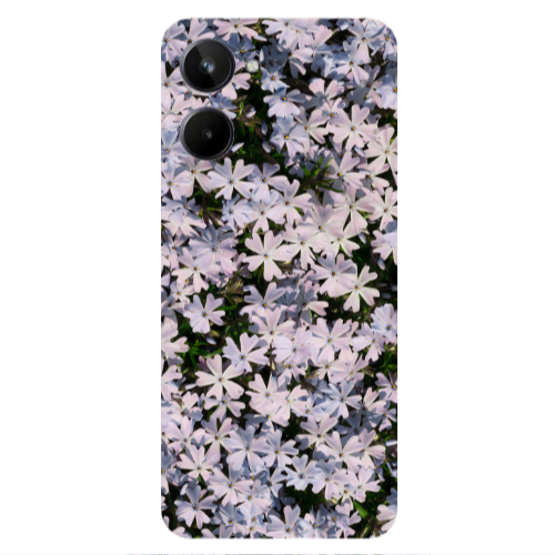 Realme 10 Flowers white Transparent Silicone TPU Θήκη