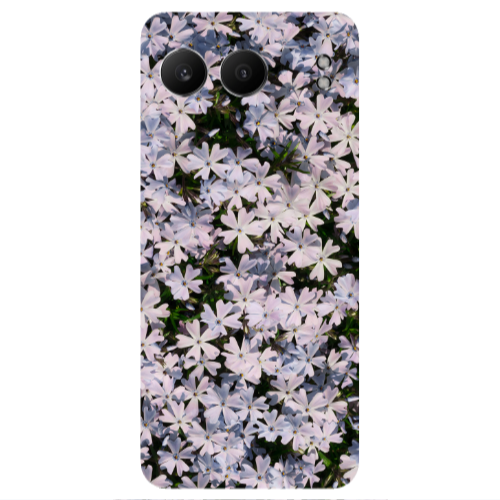 Oneplus Nord 4 Flowers white Transparent Silicone TPU Θήκη