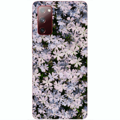 Samsung S20 FE Flowers white Transparent Silicone TPU Θήκη