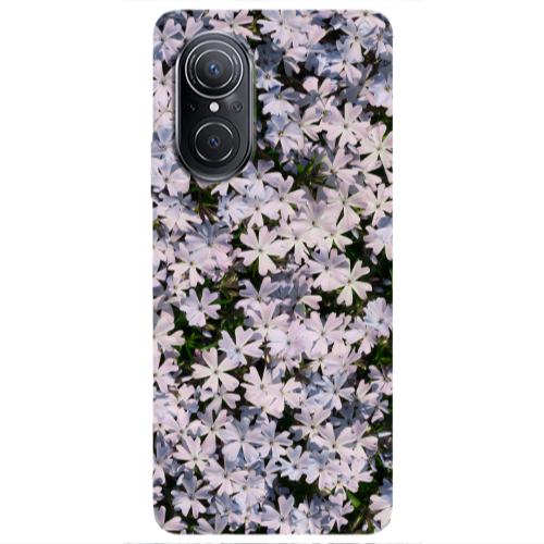 Huawei Nova 9 SE Flowers white Transparent Silicone TPU Θήκη