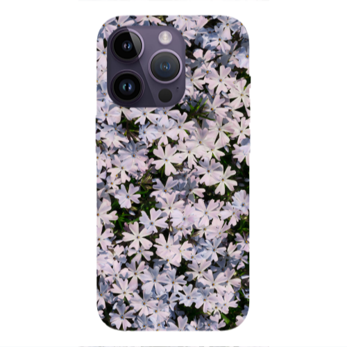 Apple iPhone 14 Pro Max Flowers white Transparent Silicone TPU Θήκη