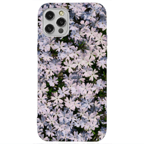 Apple iPhone 12 Pro Flowers white Transparent Silicone TPU Θήκη