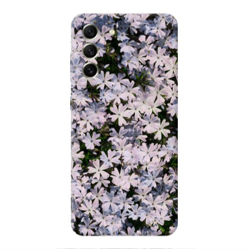 Samsung S21 PLUS Flowers white Transparent Silicone TPU Θήκη
