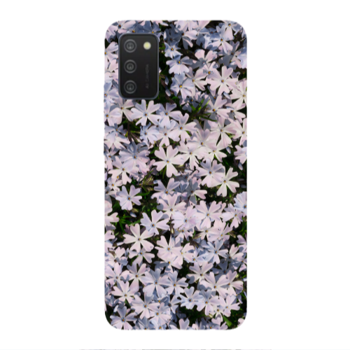 Samsung A03S Flowers white Transparent Silicone TPU Θήκη