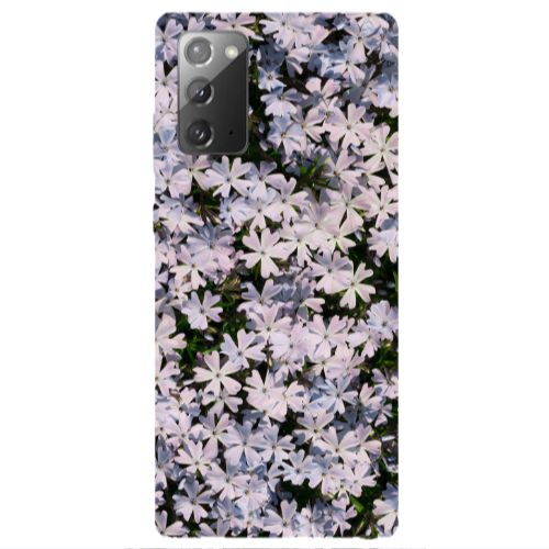 Samsung Note 20 Flowers white Transparent Silicone TPU Θήκη