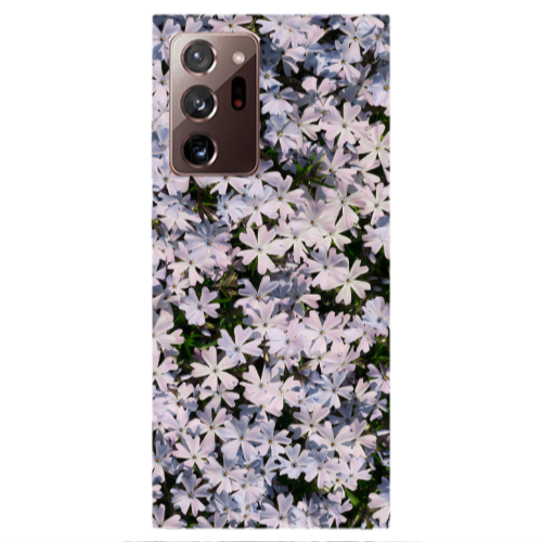 Samsung Note 20 Ultra Flowers white Transparent Silicone TPU Θήκη