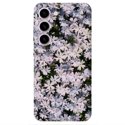 Samsung S23 Plus Flowers white Transparent Silicone TPU Θήκη