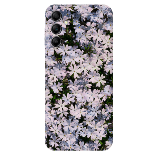 Samsung A24 Flowers white Transparent Silicone TPU Θήκη