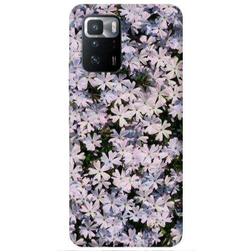 Xiaomi Poco X3 GT Flowers white Transparent Silicone TPU Θήκη
