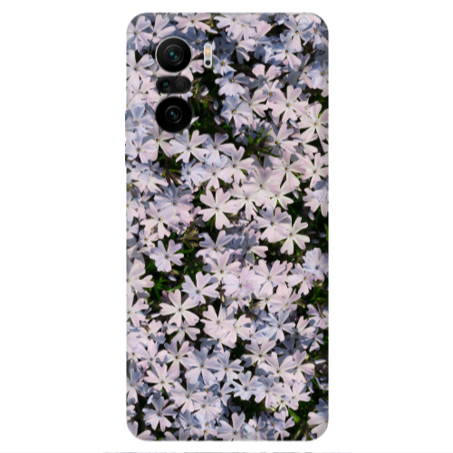 Xiaomi Poco F3 Flowers white Transparent Silicone TPU Θήκη