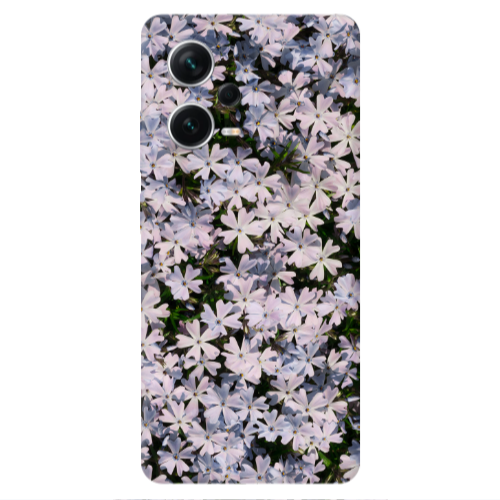 Xiaomi Redmi Note 12 5G Flowers white Transparent Silicone TPU Θήκη