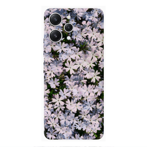 Xiaomi Redmi 12 Flowers white Transparent Silicone TPU Θήκη