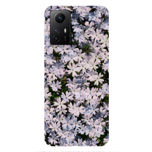 Xiaomi Redmi Note 12s Flowers white Transparent Silicone TPU Θήκη