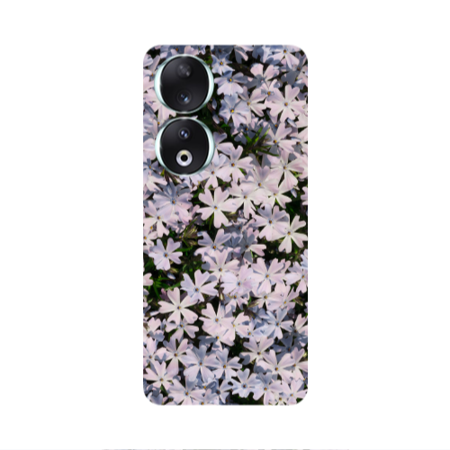 Honor 90 5G Flowers white Transparent Silicone TPU Θήκη