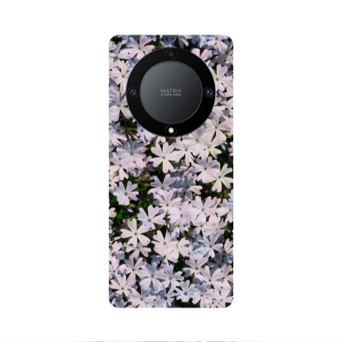 Honor Magic5 Lite 5G Flowers white Transparent Silicone TPU Θήκη