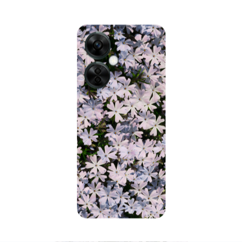 Oneplus Nord CE 3 Lite 5G Flowers white Transparent Silicone TPU Θήκη
