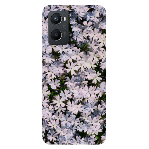 Oppo A 96 Flowers white Transparent Silicone TPU Θήκη