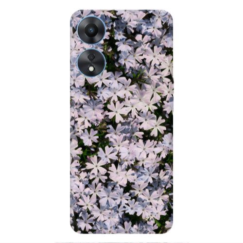 Oppo A 98 Flowers white Transparent Silicone TPU Θήκη