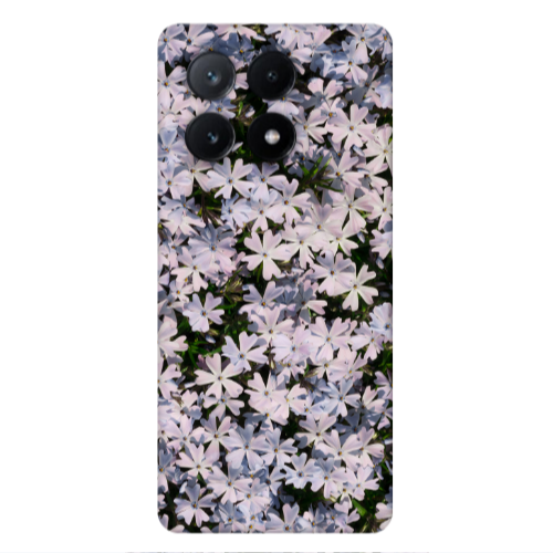 Xiaomi Poco X6Pro 5G Flowers white Transparent Silicone TPU Θήκη