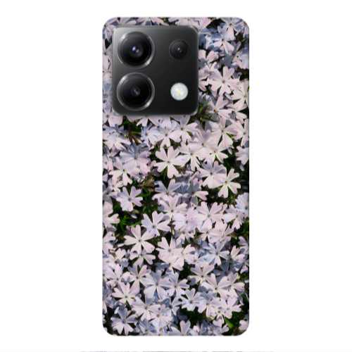 Xiaomi Poco X6 5G Flowers white Transparent Silicone TPU Θήκη