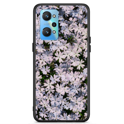 Realme Gt Neo 2 Flowers white Black Glossy Θήκη