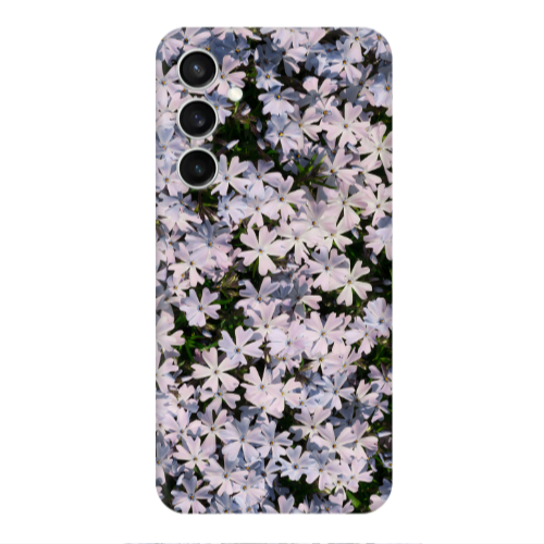 Samsung S24 Plus Flowers white Transparent Silicone TPU Θήκη